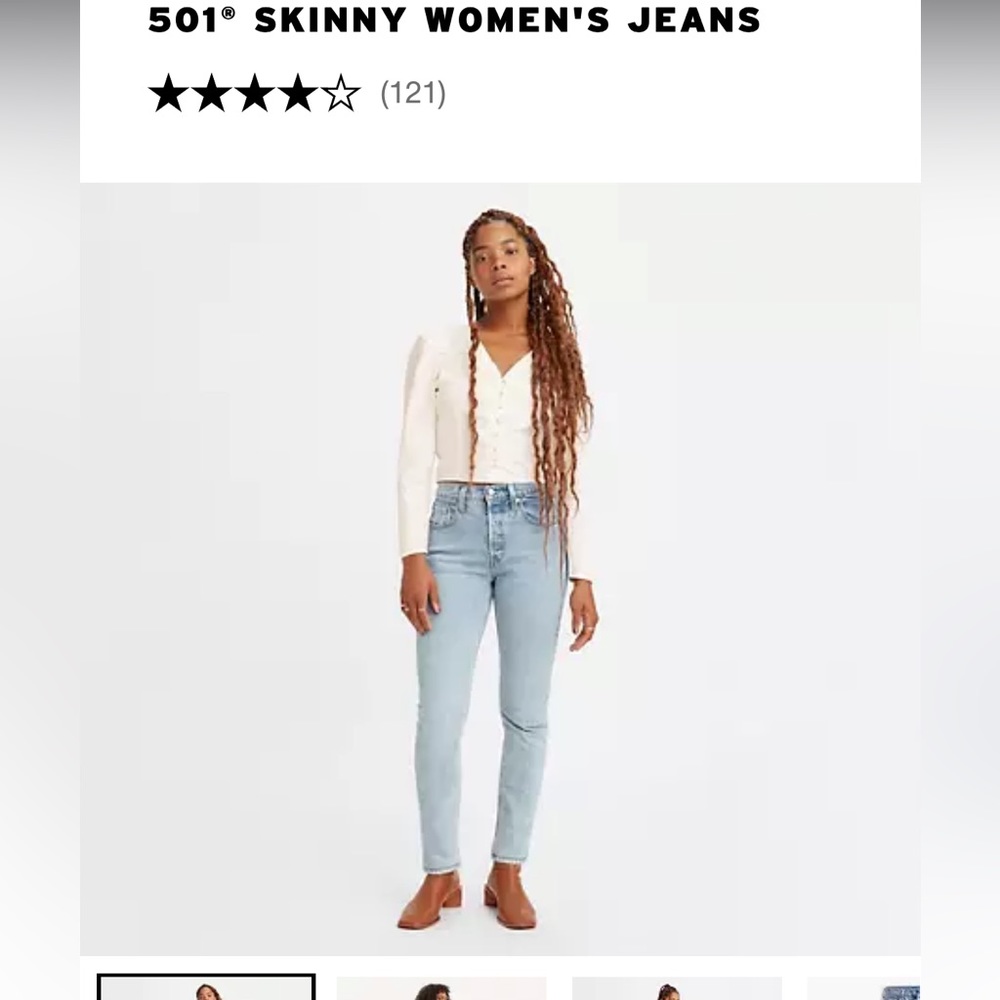 501 Levi’s Skinny jeans